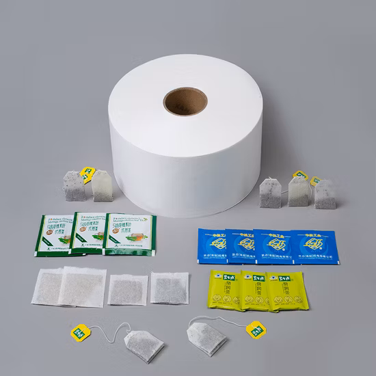 Abaca Pulp Heat Sealable Bleach Free Tea Bag Filter Paper in Roll